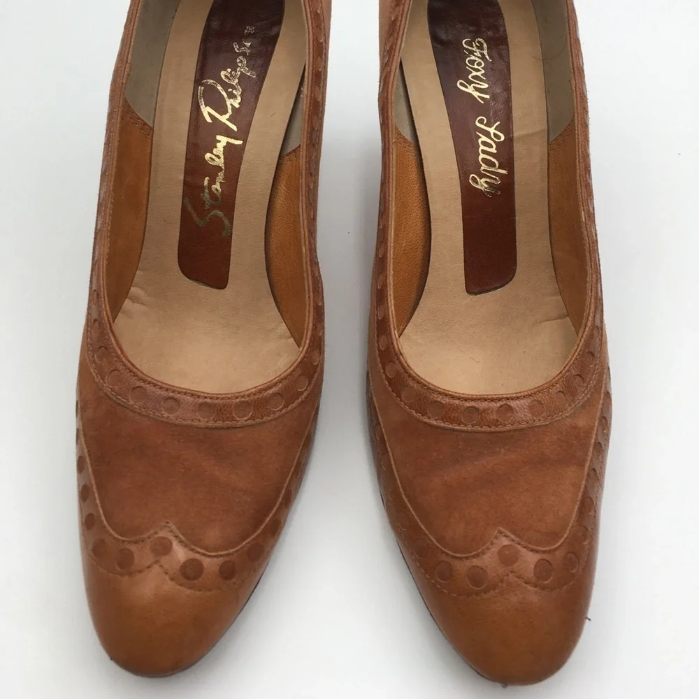 Vintage Stanley Philipson Leather Suede‎ Heels